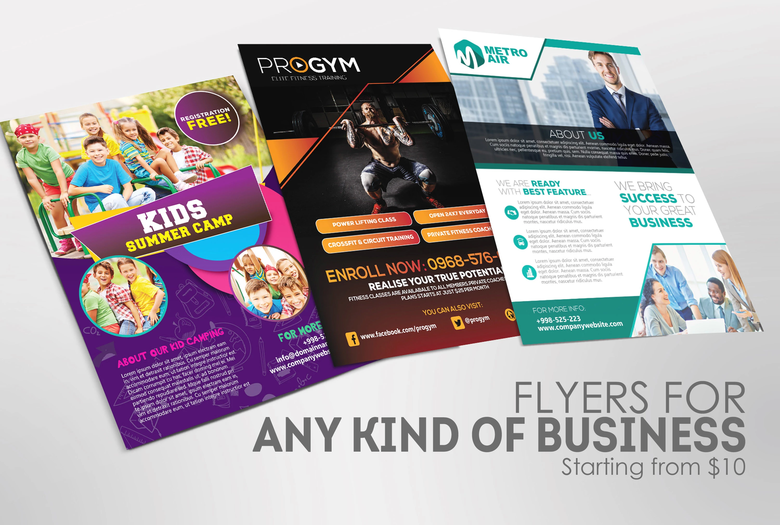 Brochure & Flyer Design Sample