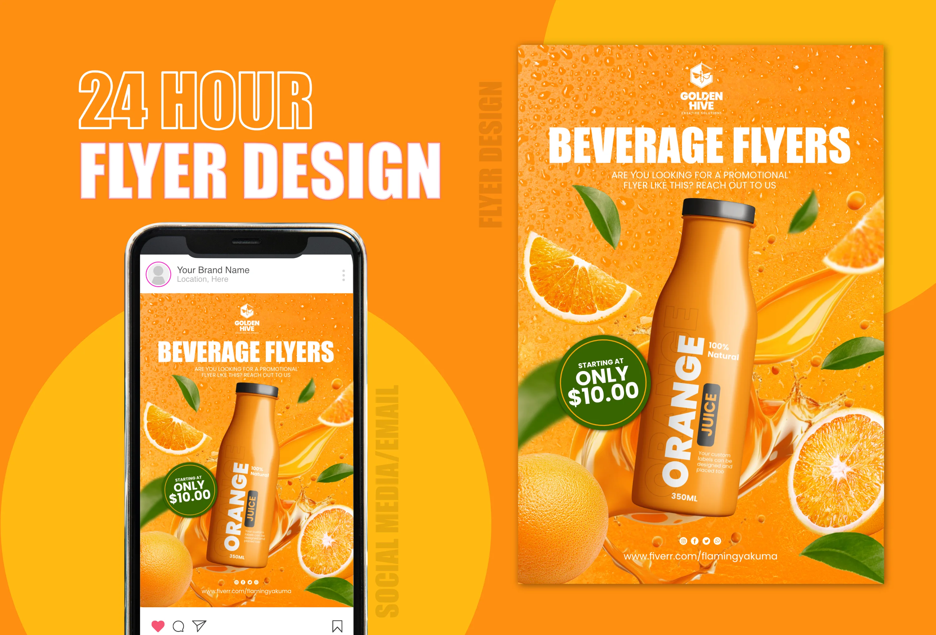 Flyer design sample 3